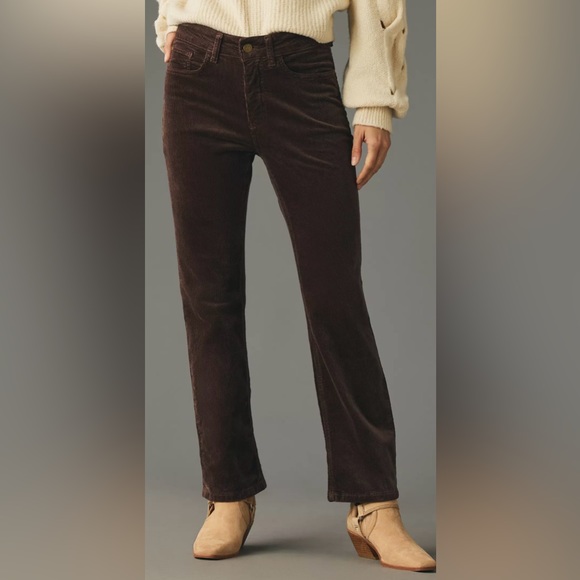Pilcro The Yaya Midrise Corduroy Crop Flare Jeans- NWT - Picture 2 of 4